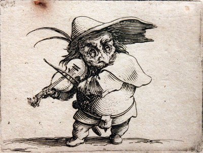 Various Hunchbacked Figures by Jacques Callot